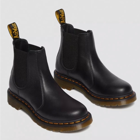 Dr.Martens 2976 WOMAN NAPPA LEATHER CHELSEA BOOTS  Black size 8 - Picture 8 of 12